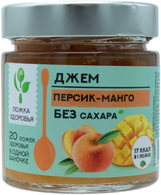 Ложка здоровья джем персик, манго 200 г