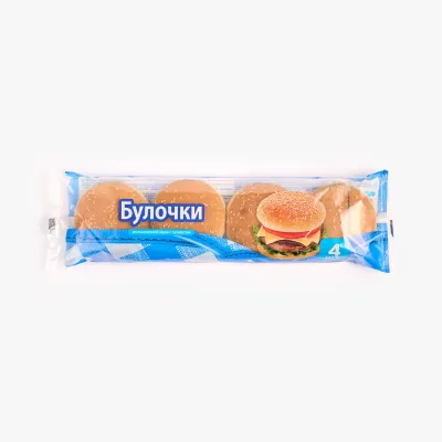 Булочки Bimbo для гамбургеров из пшеничной муки с кунжутом 240 г