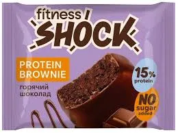 Fitnes Shock пирожное  протеиновое горячий шоколад 1  ШТ