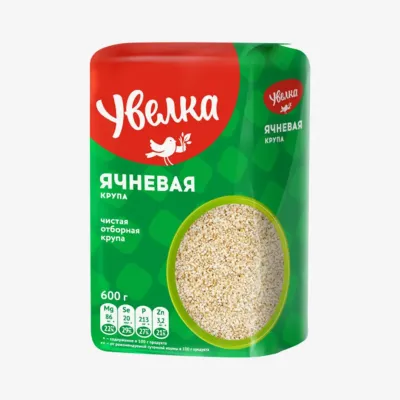 Ячневая крупа Увелка отборная, 600 г