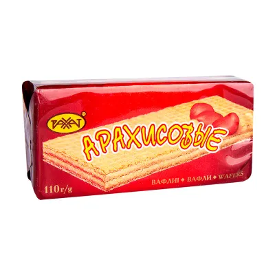 Рахат вафли арахисовые 110 г