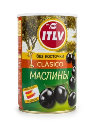Маслины без косточки ITLV Clásico консервированные, 314 мл 