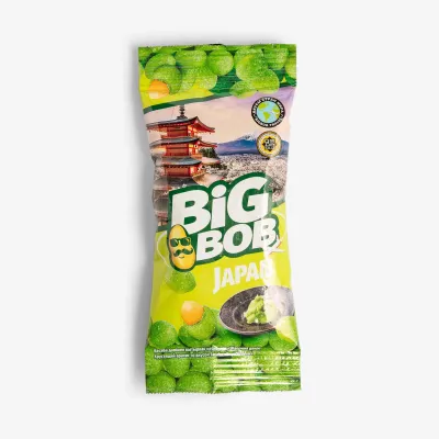 Арахис Big Bob хрустящий со вкусом васаби вкус Японии, 50 г
