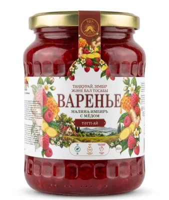 Варенье «Малина-имбирь с мёдом» «Тәтті-Ай» (850 г)