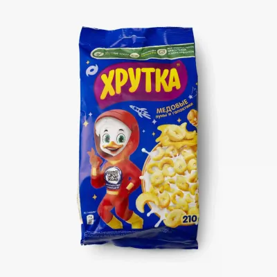 Готовый завтрак Хрутка мультизлаковый с клубникой, 210 г