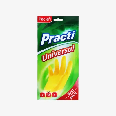 Перчатки Paclan Universal желтые M 1 пара