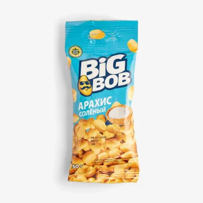 Арахис Big Bob солёный, 50 г