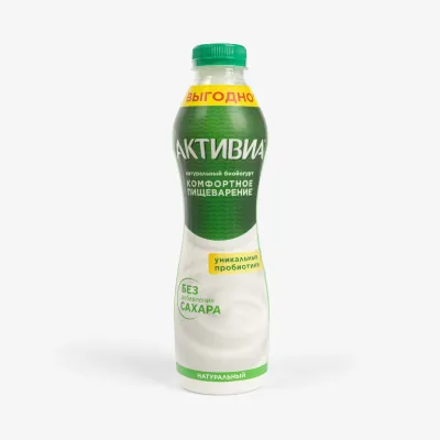 Биойогурт Активиа натуральный, 650 г