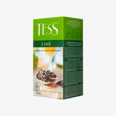 Чай Tess Lime зеленый 25 пакетиков
