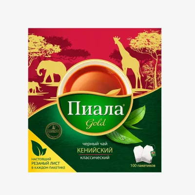 Чай Piala gold черный кенийский 100 пакетиков