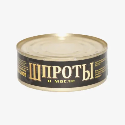 Шпроты Русский Рыбный Мир в масле ключ 160 г