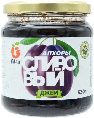 Alan джем слива 530 г