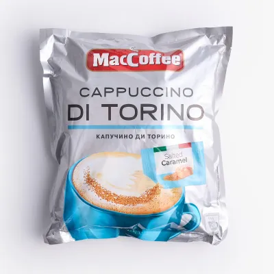 Кофе MacCoffee растворимый Di Torino Salted Caramel 20 шт, 25.5 г