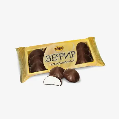 Зефир Рахат глазированный в шоколаде 460 г