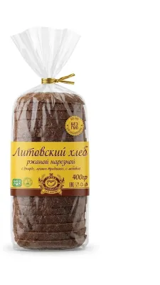 Литовский хлеб ржаной 400гр
