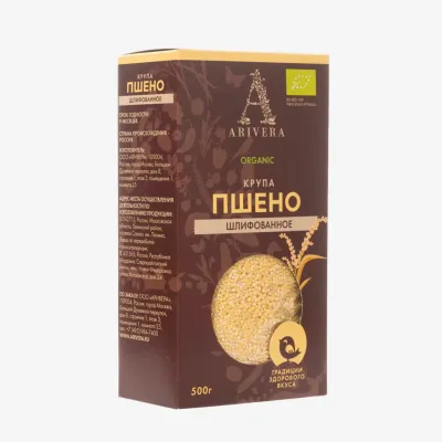Крупа Arivera пшено шлифованное 500 г