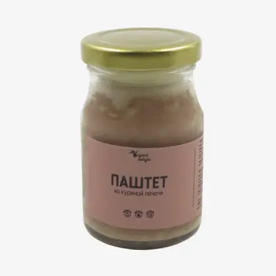 Паштет Organic delight из куриной печени, 100 г