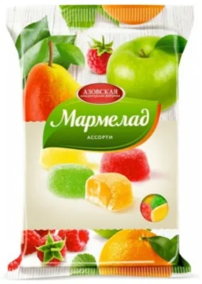 Мармелад Азовская кондитерская фабрика Ассорти жевательный 300 г