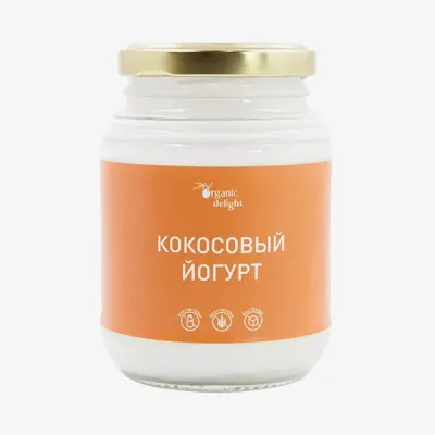 Йогурт Organic delight кокосовый, 200 г