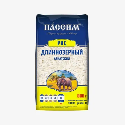 Рис Passim Азиатский длиннозерный 800 г