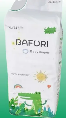 Подгузники Bafuri (Бафури) размер 5 XL (12–17 кг), 44 шт