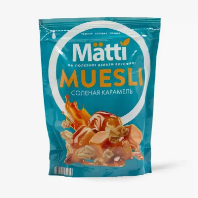 Мюсли Matti соленая карамель, 250 г