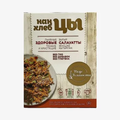 Хлебц - Нанцы Вкус Благости льняные, 120 гр
