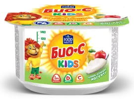 БИО-C KIDS ложковой йогурт Яблоко-груша 2,5% 110 мл
