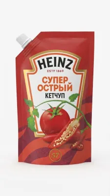 СУПЕР ОСТРЫЙ КЕТЧУП HEINZ (320 Г)