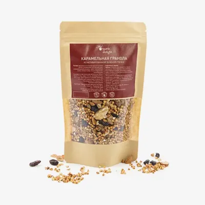 Гранола Organic delight карамельная, 200 г