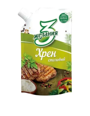 Соус 3 Желания Хрен столовый  250г