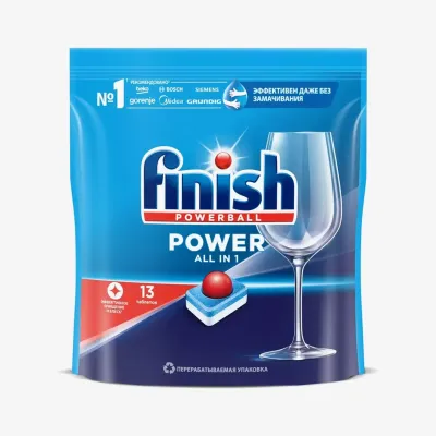 Средство Finish Power New для мытья посуды 13 таб