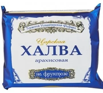 Азовская кондитерская фабрика халва арахисовая на фруктозе 180 г