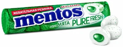 Жевательная резинка Mentos Pure Fresh мята 8 шт