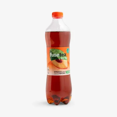 Чай Fuse Tea черный с персиком, 1 л