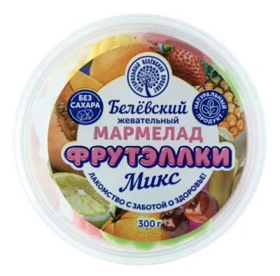 Мармелад Белёвский продукт Фрутэллки микс жевательный 300 г