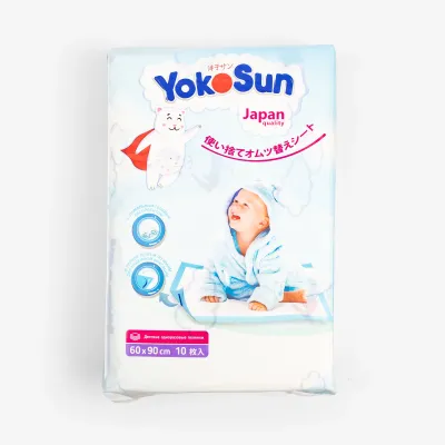 Пеленки YokoSun одноразовые для детей 60 х 90 см 10 шт