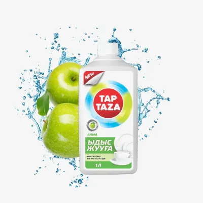 Средство TapTaza для мытья посуды с крышкой Яблоко 1 л