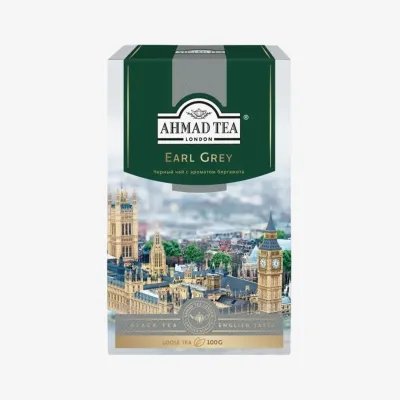 Чай Ahmad Tea Earl grey черный 100 г
