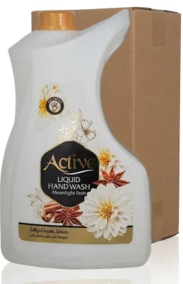 Active жидкое мыло silky dream pearl орхидея и корица 3,75 л, в коробке 4 шт