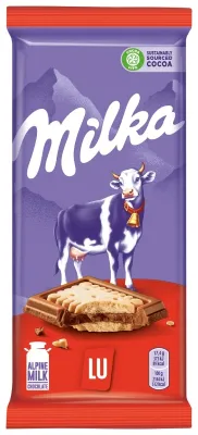 Milka Lu шоколадная плитка молочный 87 г