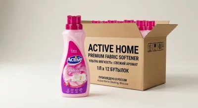 Active кондиционер 1л Роза (PINK), в упаковке 12 шт
