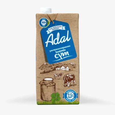 Молоко Adal 2.5%, 925 мл