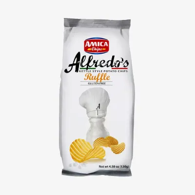 Чипсы Amica Chips Alfredos картофельные рифленые, 130 г
