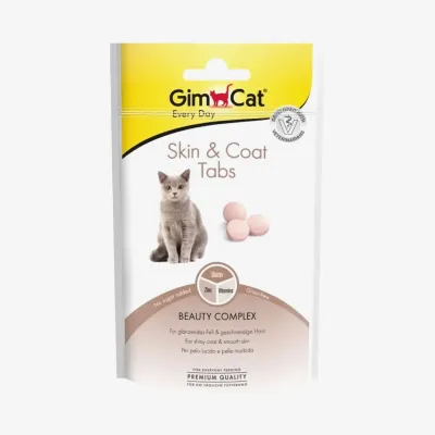 Витамины Gimborn Gimcat skin&coat для кошек, для кожи и шерсти, 40 г