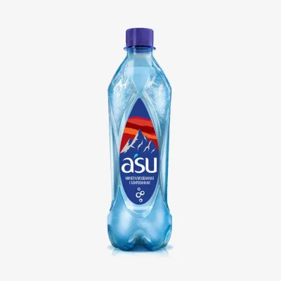 Вода Asu минеральная газированная, 0,5 л