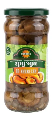 Грузди маринованные «По-княжески» — Agrosso 580 мл