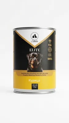Attila ELITE — Мясной паштет «Курица» для собак (375 г)