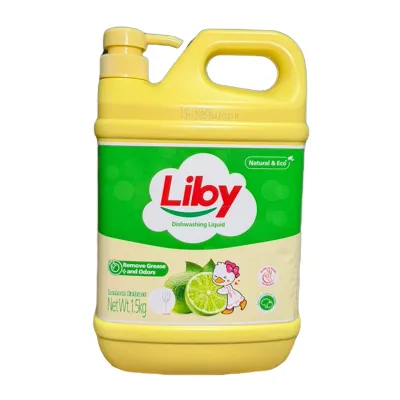 Liby Апельсин средство для посуды с дозатором 1.5кг