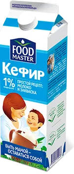 Кефир 1% FoodMaster 1 л